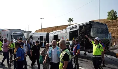 Küçükçekmece’de metrobüs kazası: 1 can kaybı, 50 yaralı