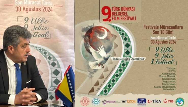 Türk Dünyası 9. Belgesel Film Festivaline 300 filmle müracaat