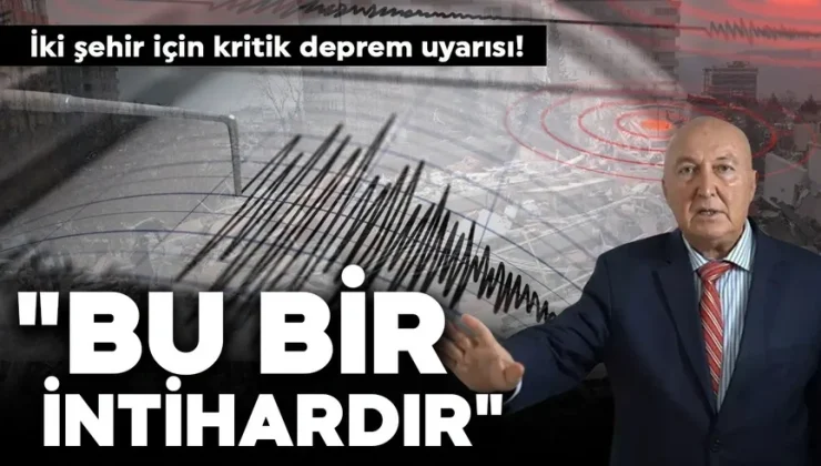 Prof. Dr. Ercan’dan Adana ve Mersin için deprem uyarısı