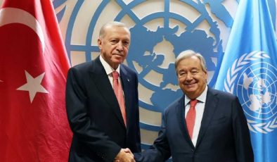 Cumhurbaşkanı Erdoğan, BM Genel Sekreteri Guterres ile bir araya geldi: KKTC talebinde bulundu